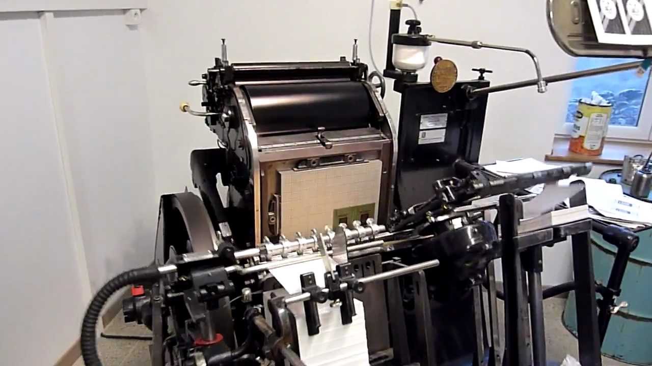 Studio Pression :: Letterpress sur Heidelberg Windmill