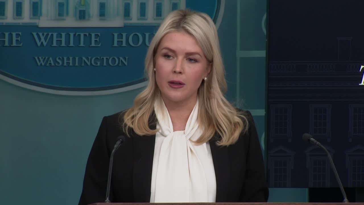 Каролина Ливитт говорит, что у Дональда Трампа было «хорошее предчувствие», что Иран собирается н...