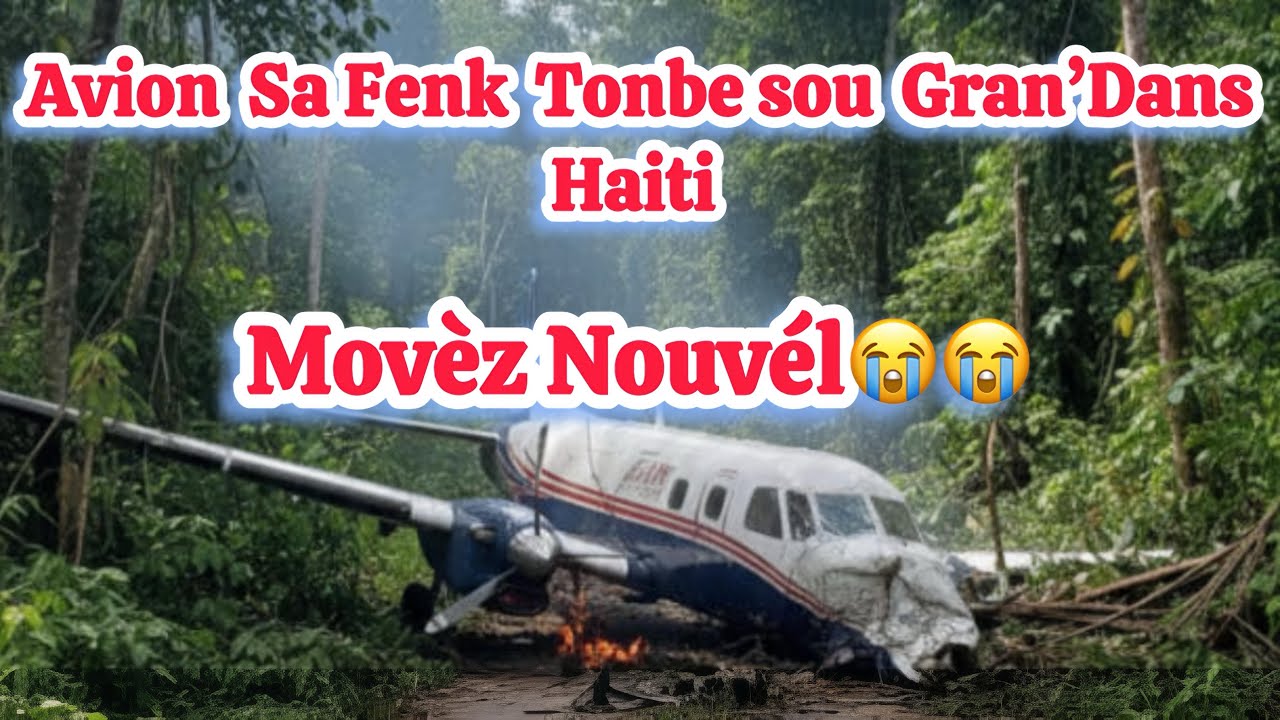 AVION Sa TONBE sou GRAND’DANS kounyea la Gwo pwoblem 😭😭