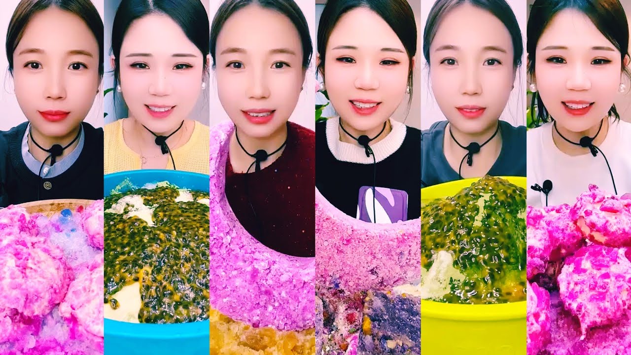 YY & QIAN'S SPECIAL ICE 🍨 🧊 MUKBANG SERIES PART-6 | Ice Lover