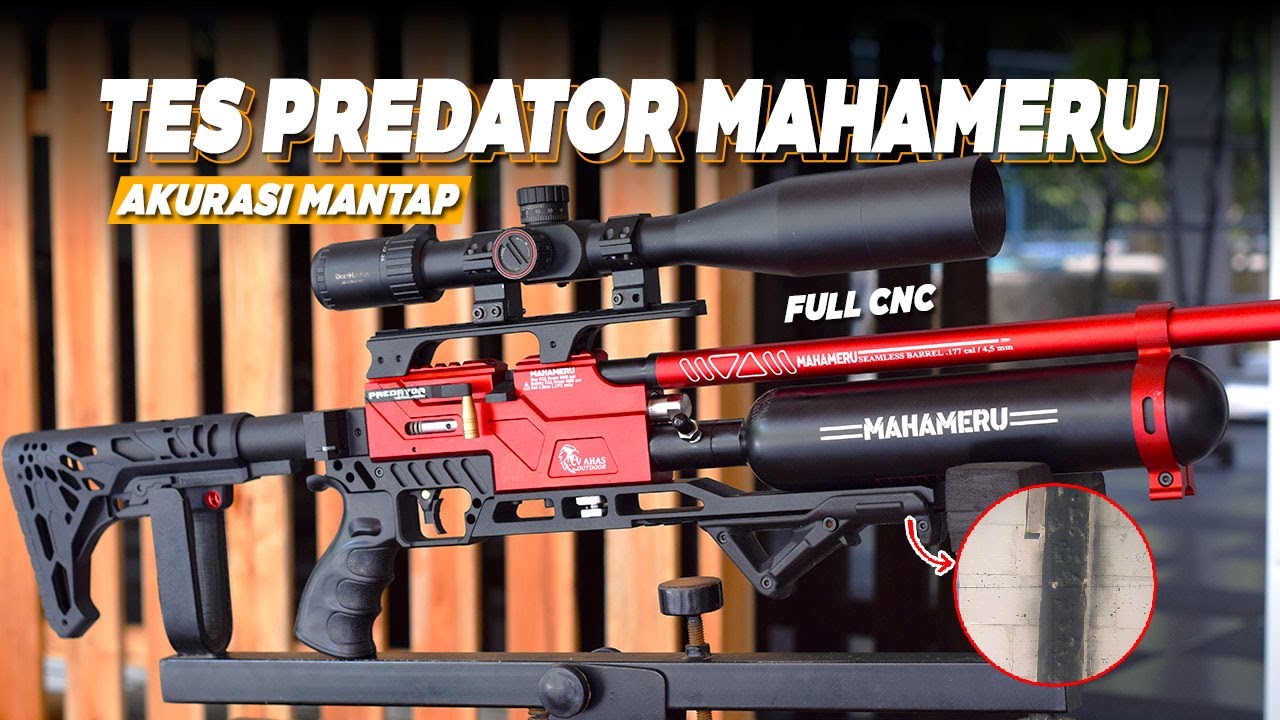 TES 80 METER AKURASI JUARA !! PROMO SENAPAN ANGIN PCP BOCAP PREDATOR MAHAMERU FULL CNC TERBARU 2025