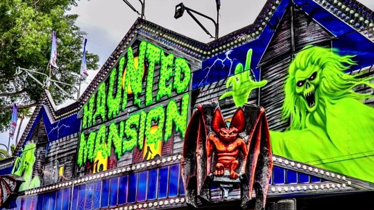 Haunted Mansion Full Queue Music Fair Ride