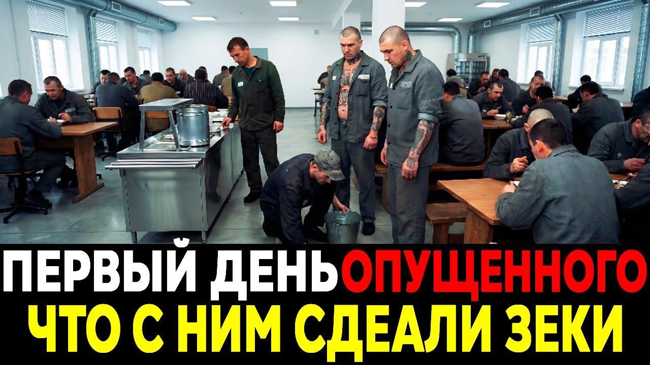 ПЕРВЫЙ ДЕНЬ ОПУЩЕННОГО: ЧТО С НИМ СДЕЛАЛИ ЗЕКИ?