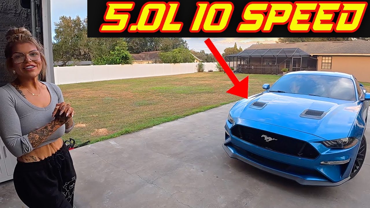 Она хотела Ford Mustang GT 5.0L Coyote 10 Speed ​​😅