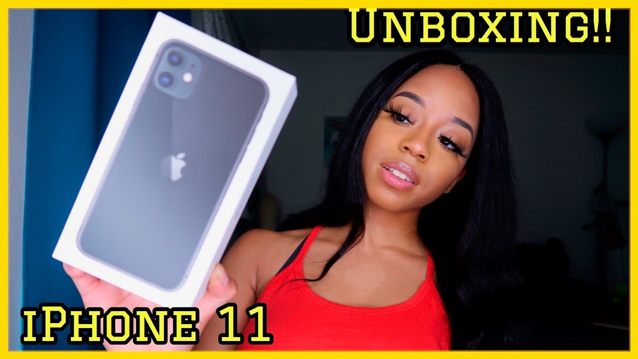 Unboxing Black Iphone 11| First Impressions + Setup