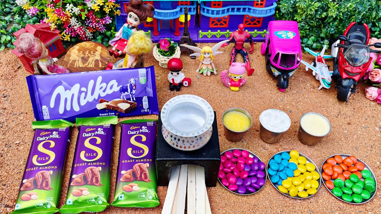 Miniature DairyMilk Chocolate & Milka Chocolate Cake | Chocolate Cake |Dairymilk Silk Chocolate Cake