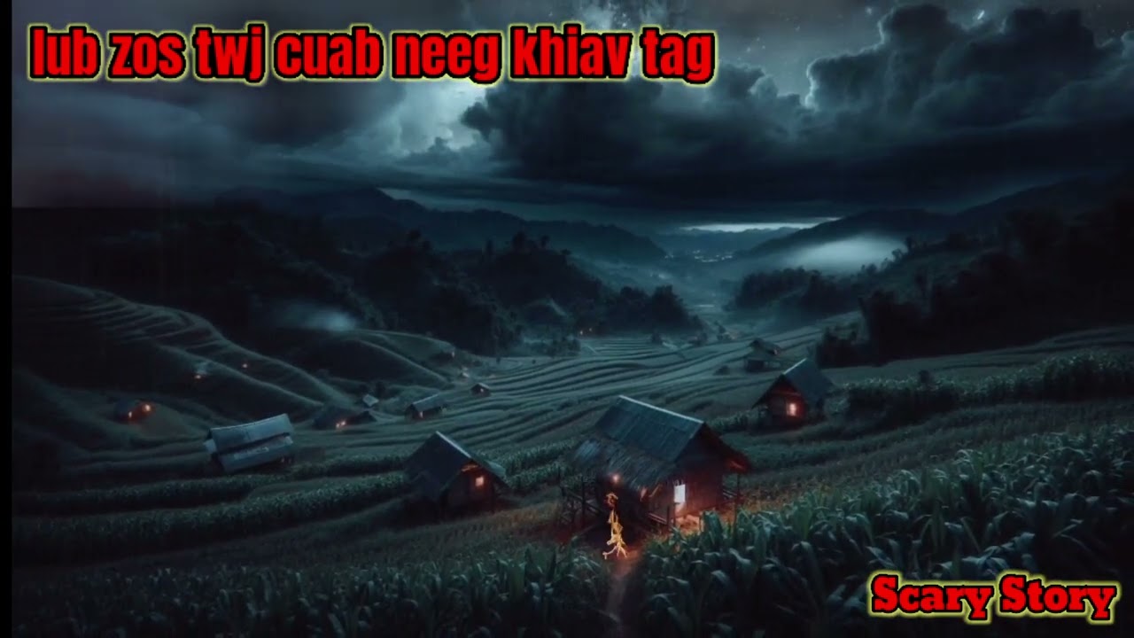 Lub zos twj cuab neeg khiav tag txau ntsai  - Scary Story