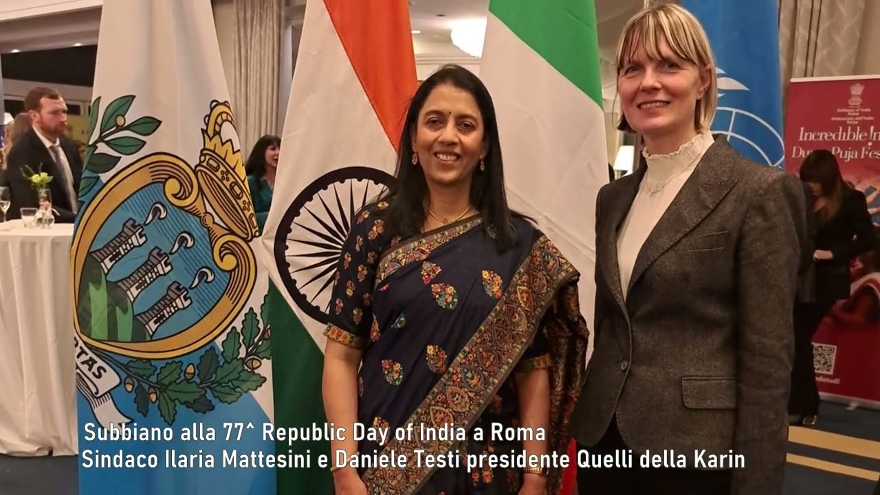 Subbiano alla 77^Republic Day of India a Roma