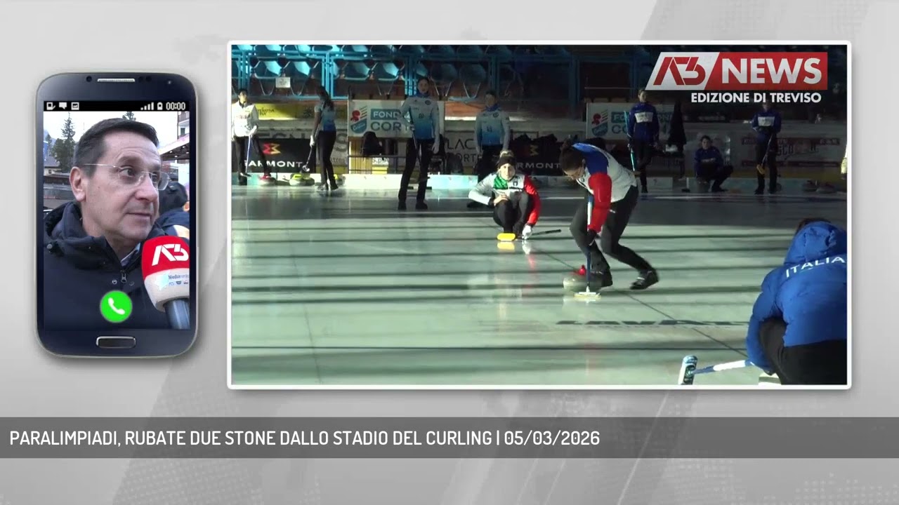 PARALIMPIADI, RUBATE DUE STONE DALLO STADIO DEL CURLING | 05/03/2026