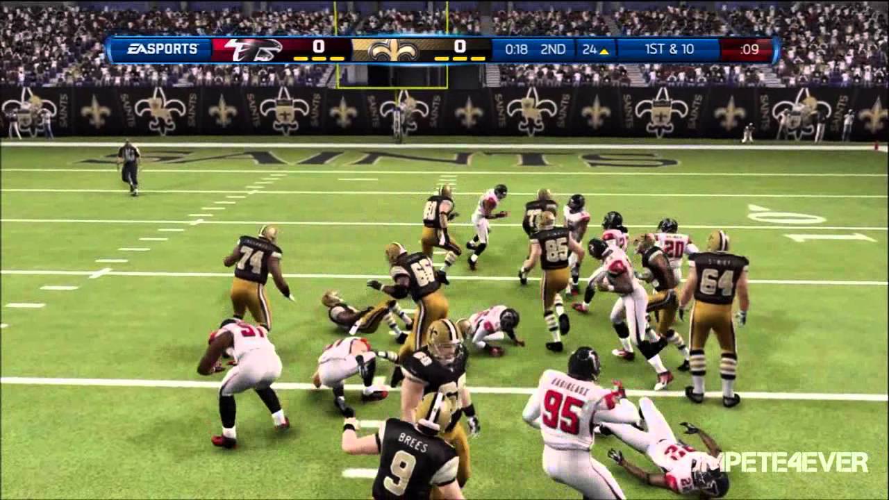MADDEN 13 - FALCONS VS SAINTS - NIGHT GAME, NEW ORLEANS SUPERDOME