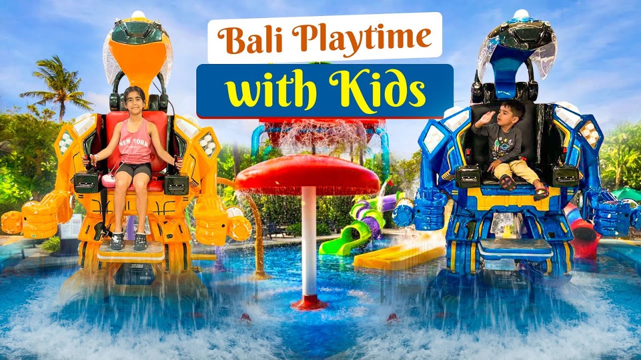 Bali Fun with Nyra & Pranav 😍 | Kids Playing & Enjoying Holiday