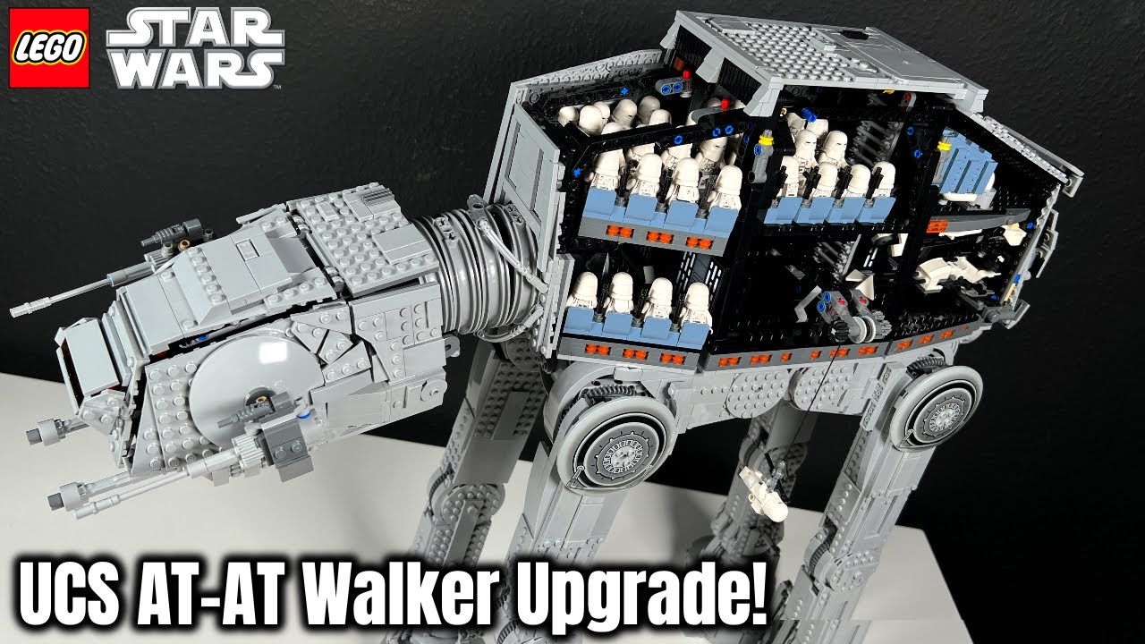 Делаем шагоход UCS AT-AT лучше: МОДЫ для набора LEGO Star Wars 75313!
