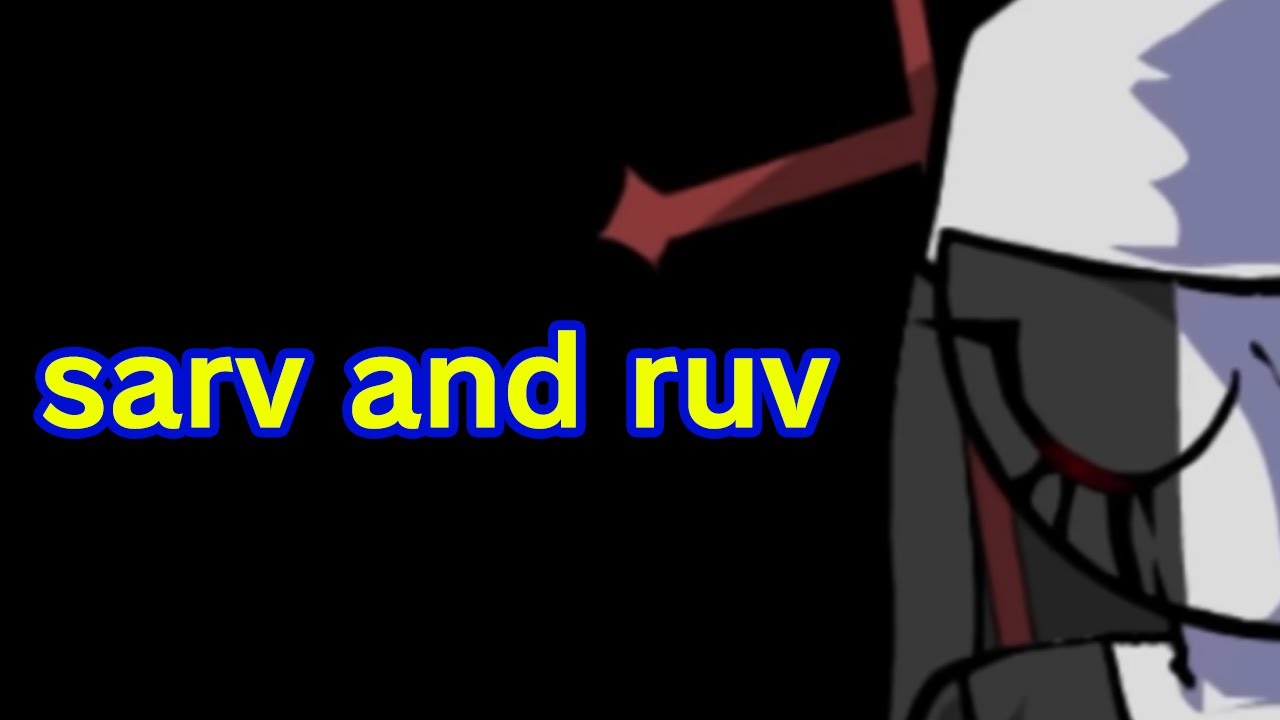 Friday Night Funkin' Monochrome but Sarvente is a Zombie/Dead (Sarv vs Ruv) (FNF Mod) Hypno Lullaby