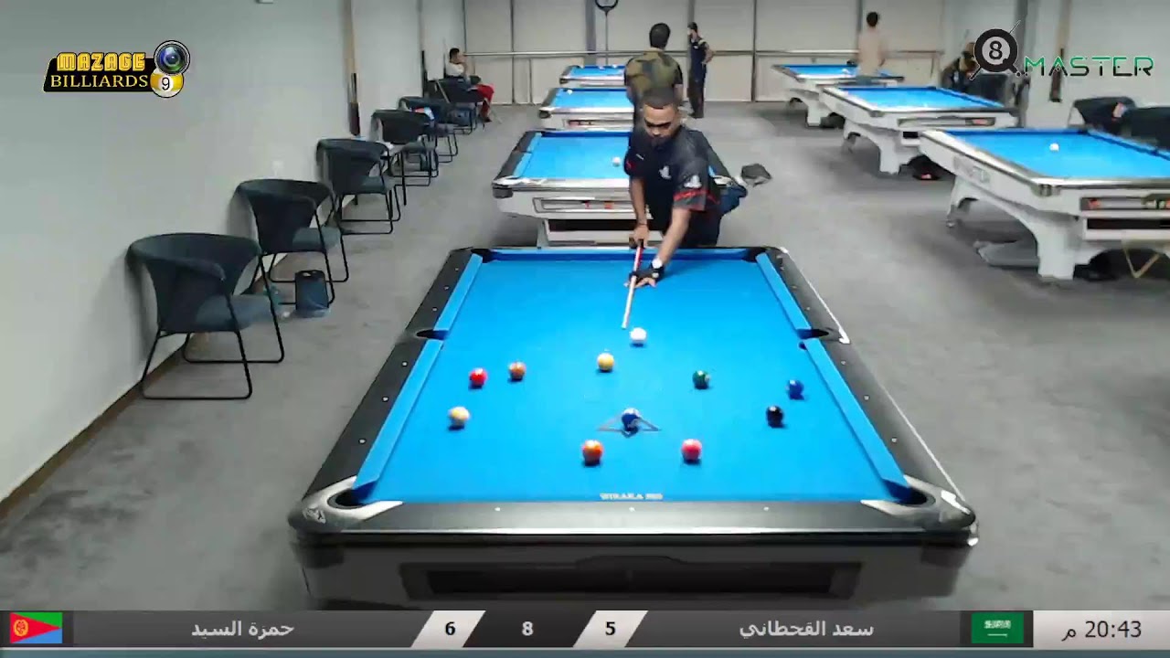 بطولة نادي كيو ماستر الافتتاحية 2022 الرياض / دور الـ16 / سعد القحطاني vs حمزة السيد