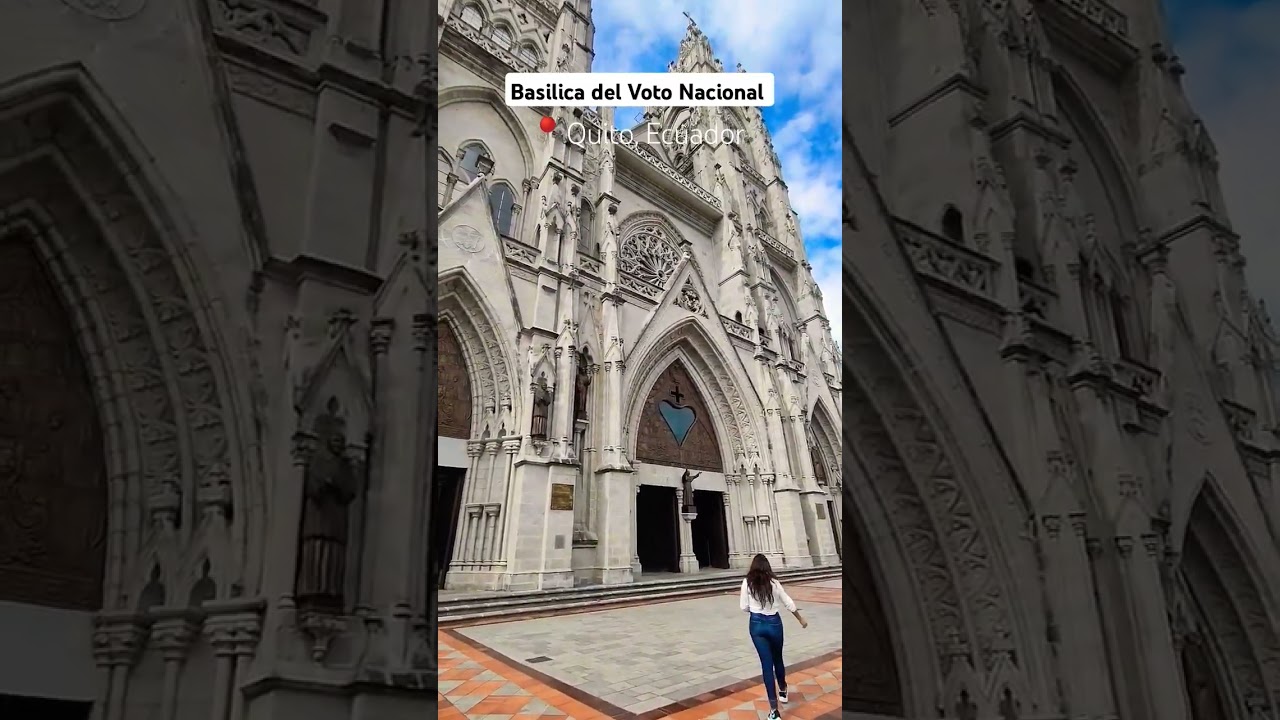 Bas&iacute;lica del voto Nacional #basilica #quito #ecuador #iglesia #viajera