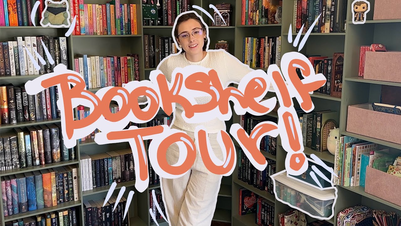 Bookshelf Tour + Hobby Room Tour!!!