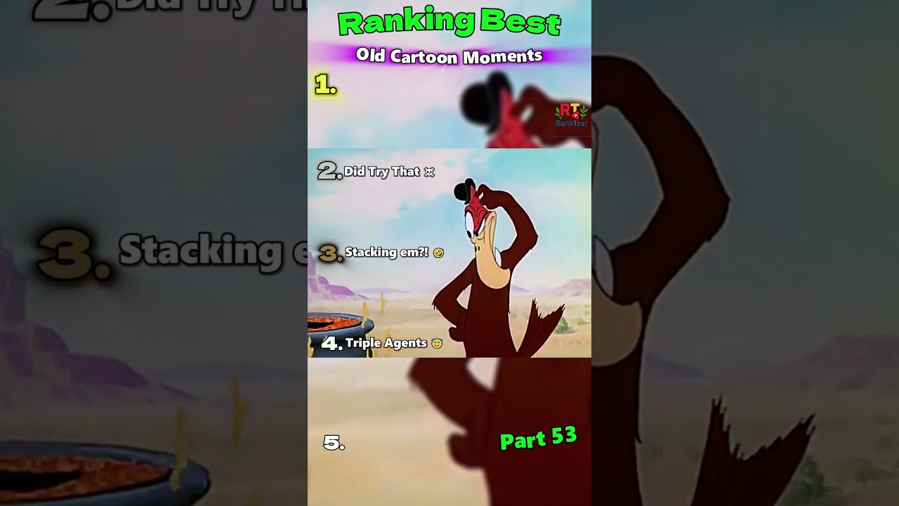 Ranking Best Cartoon Moments Part 53 😂  #funny #cartoonmoments #animation #best