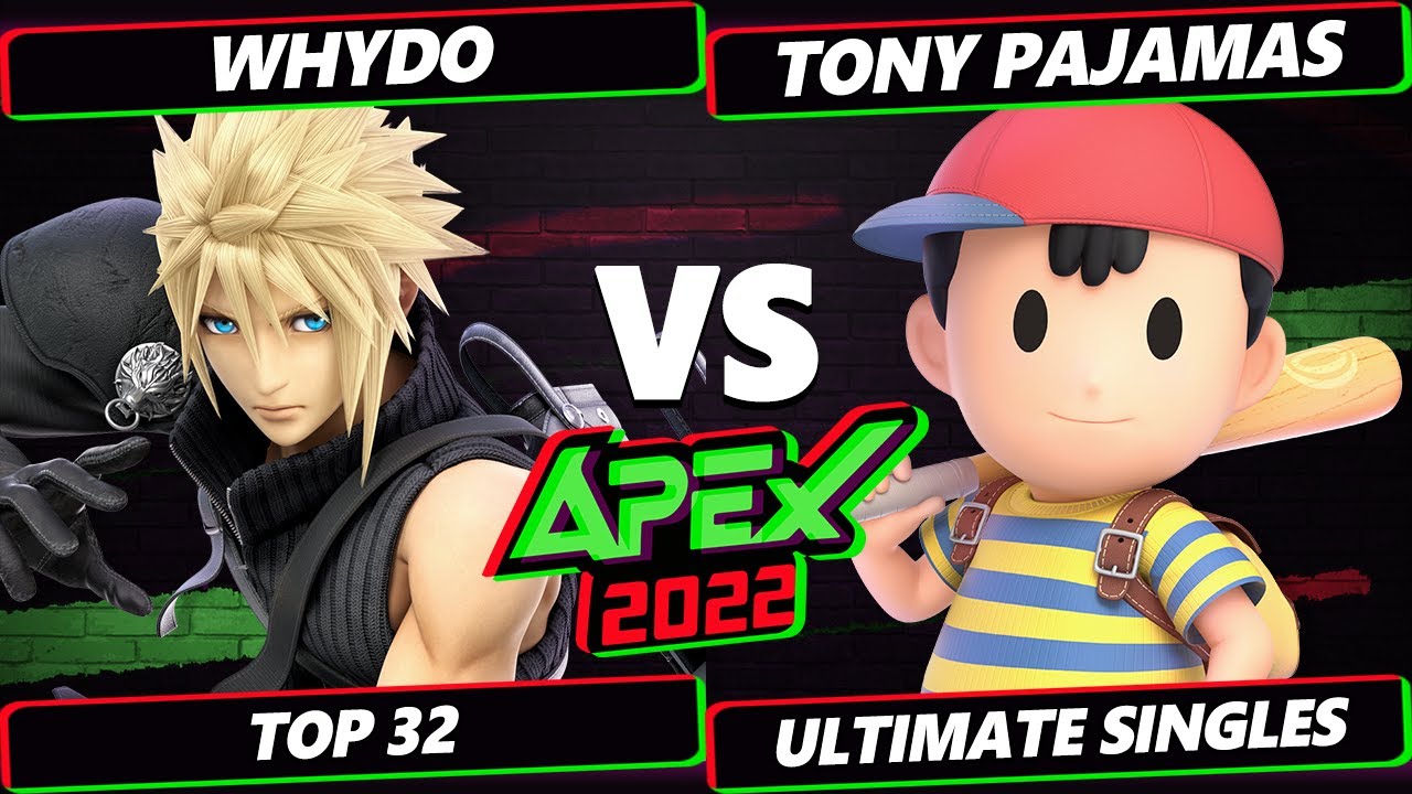 Apex 2022 - WhyDo (Cloud) Vs. Tony Pajamas (Ness) SSBU Ultimate Tournament