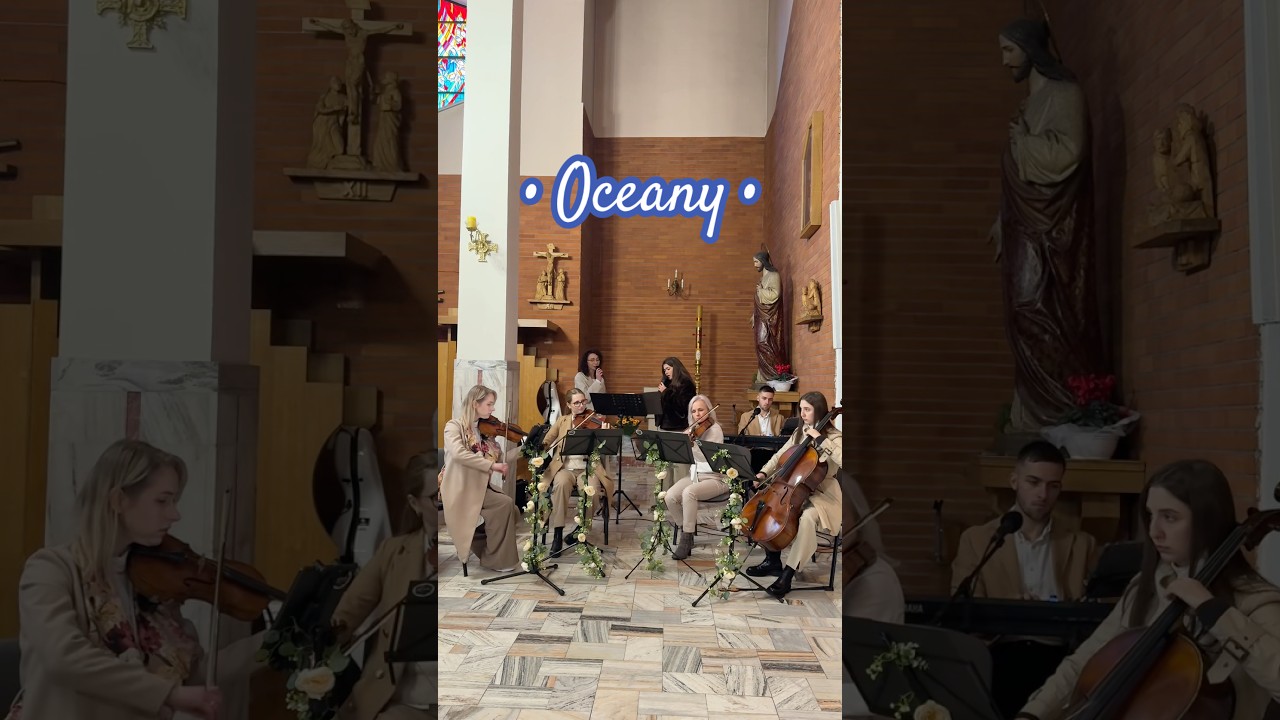 Oceany 🌊 na próbie do ślubu naszej wspaniałej Pary Młodej. Magia ✨