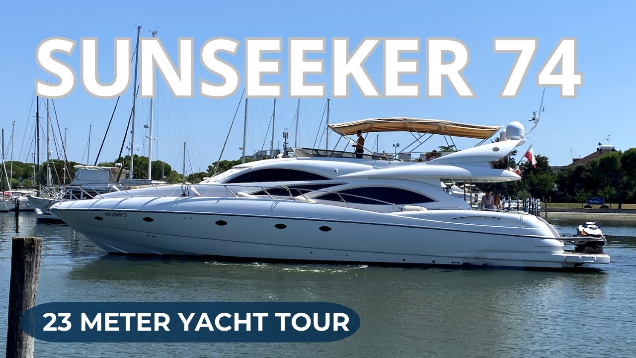 🇮🇹 BOAT TOUR - SUNSEEKER MANHATTAN 74 - ITALY