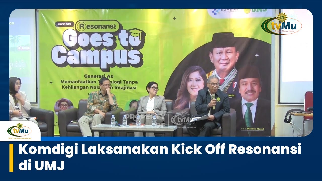 Komdigi Laksanakan Kick Off Resonansi di UMJ