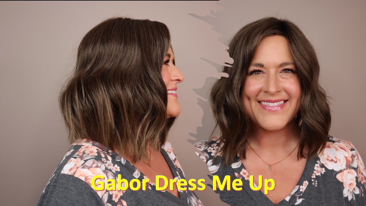 Gabor DRESS ME UP in the color SS Iced Mocha GF8-12SS | BRAND NEW for 2023! Flat iron wavy long bob!
