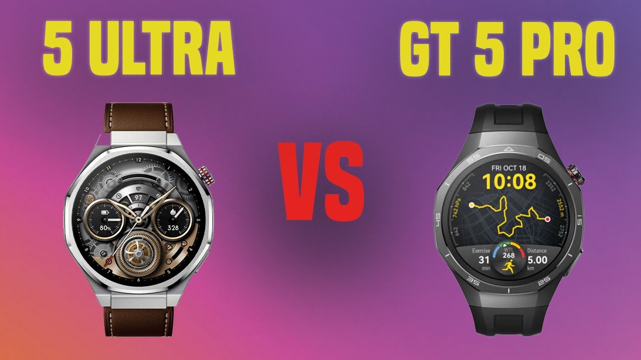 Honor Watch 5 Ultra против Huawei Watch GT 5 Pro
