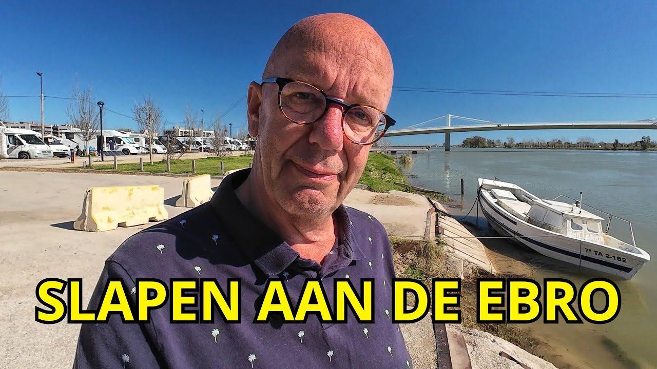 OVERNACHTEN aan de EBRO. #overwinteren #spanje #camperbusje