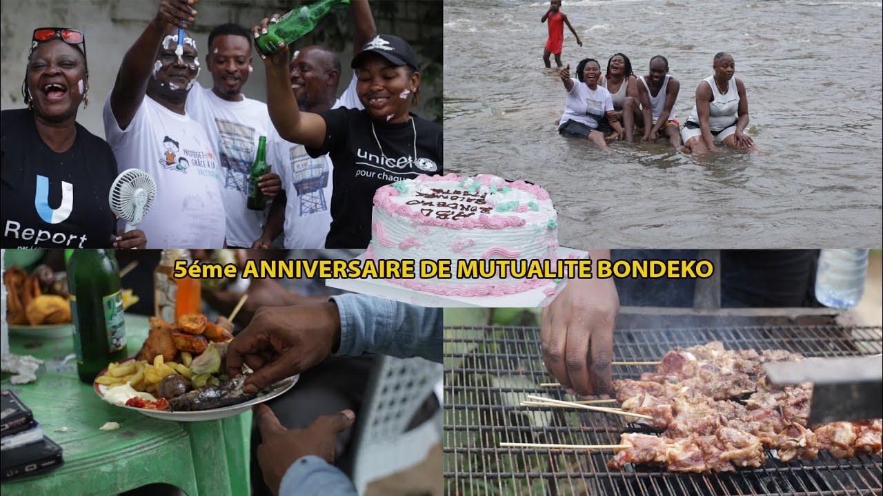 SUIVEZ 5eme  ANNIVERSAIRE DE MUTUALITÉ BONDEKO À N'DJILI BRASSERIE 