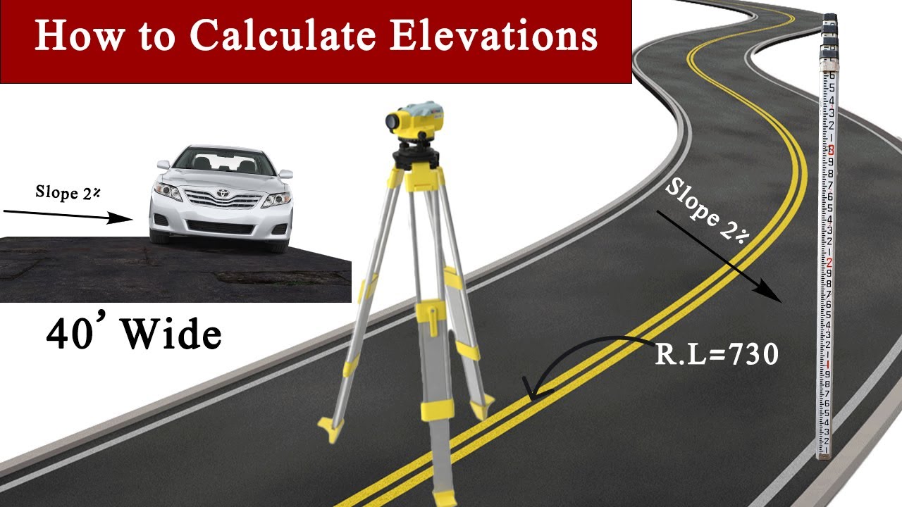 How to Measure RL by Dumpy Level| How to Calculate Elevations and Slope | How to find Reduce Level