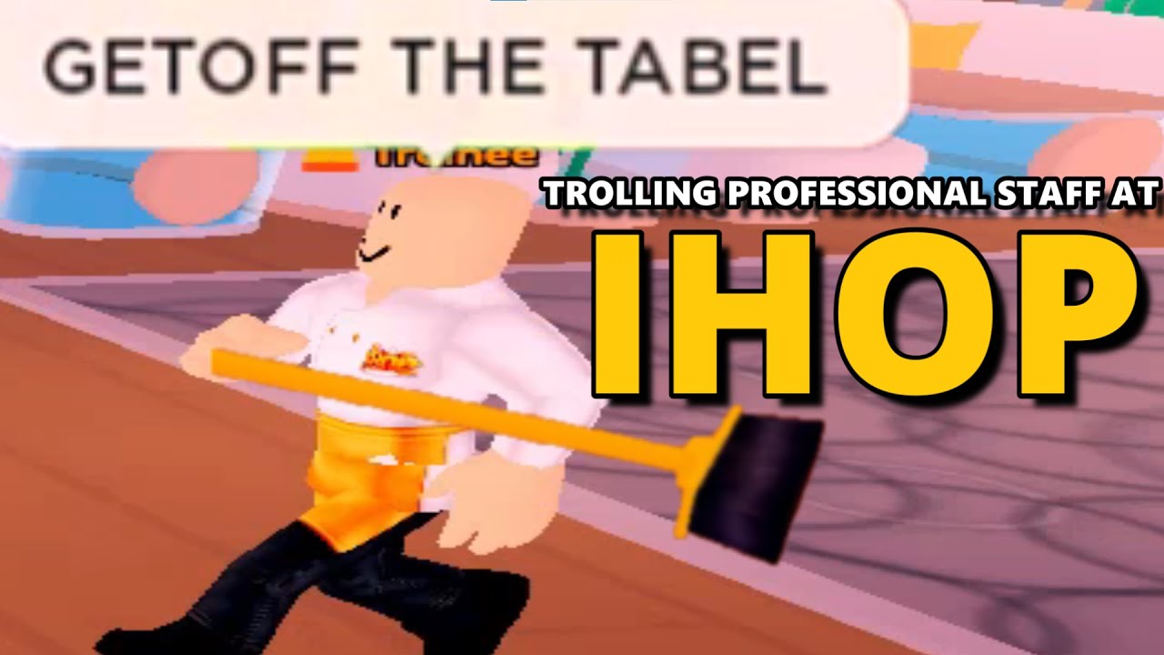 TROLLING PROFESSIONAL STAFF AT IHOP?! | The Roblox IHOP Experience