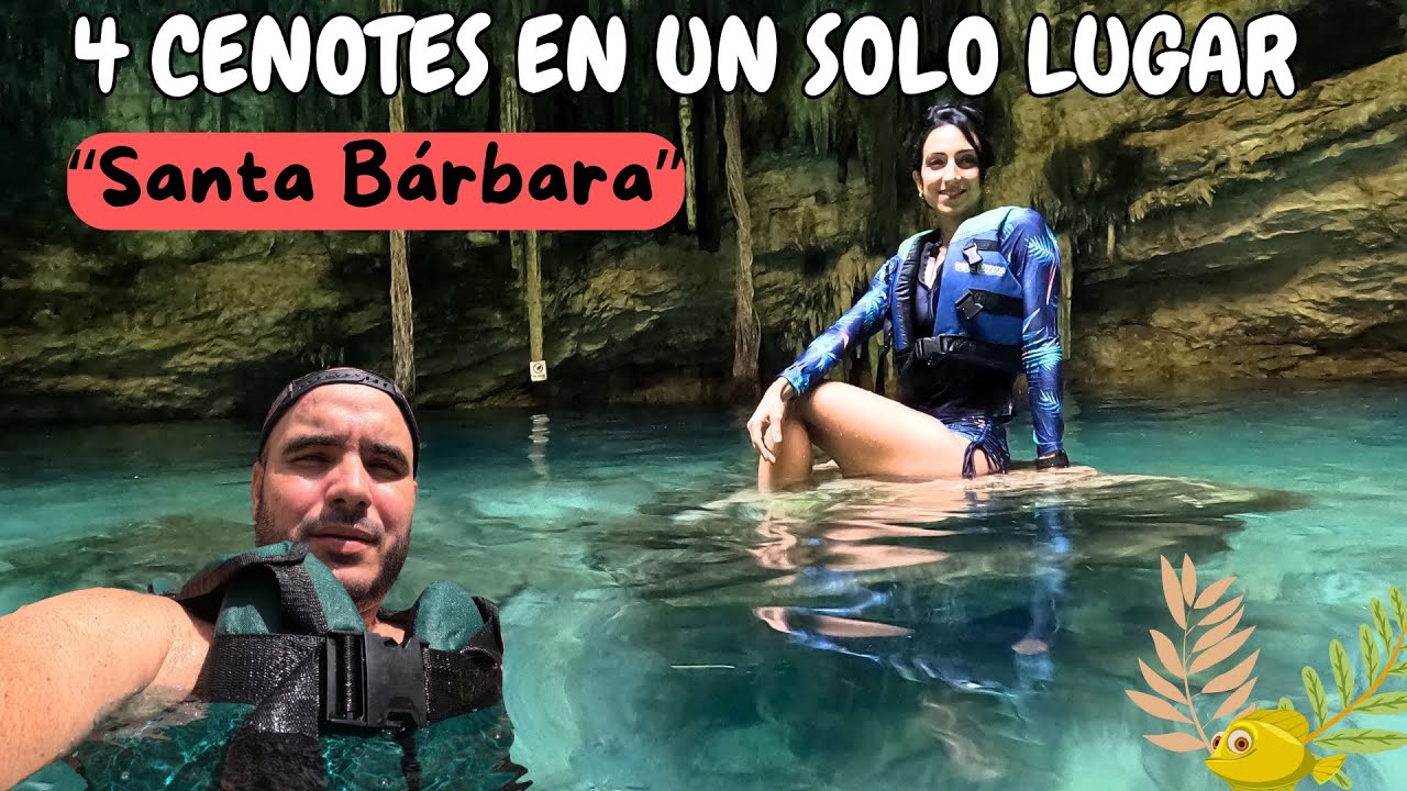 ✨Cenotes en Yucatán. Santa Bárbara. 💦4 Cenotes en un solo lugar✨