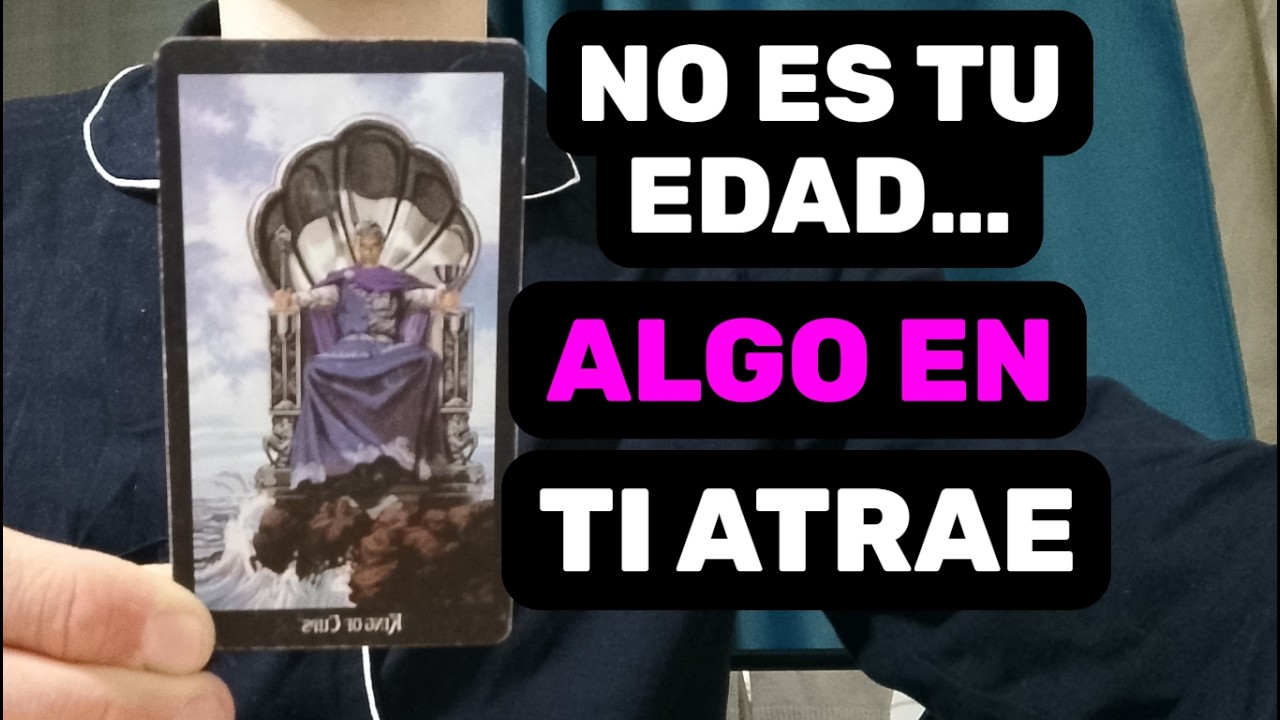 NO ES TU EDAD NI TU IMAGEN&hellip; HAY ALGO EN TI QUE ATRAE DEMASIADO | TAROT INTERACTIVO AMOR