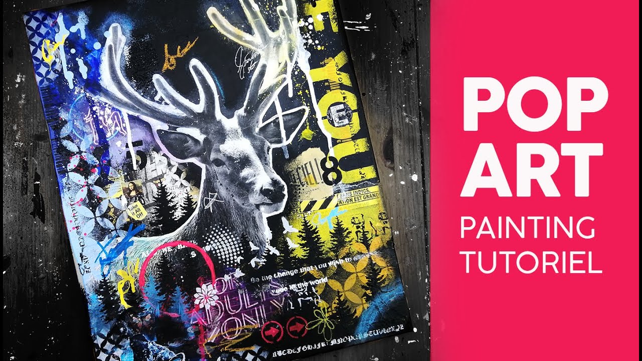 COLLAGE DEMO: Pop art - Painting - Tutoriel