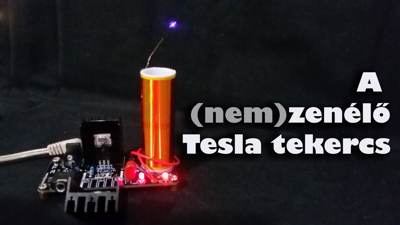 A (nem)zenélő Tesla tekercs | DIY Mini Tesla Coil Module ◆ Eszközteszt