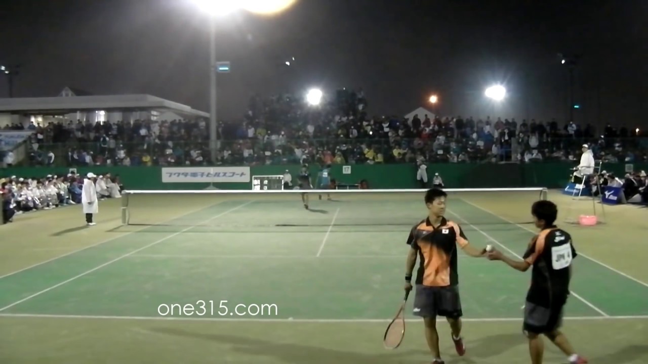 ★アジアソフトテニス選手権2016　ダブルス男子　決勝戦　船水(颯)・上松ー内本・丸山