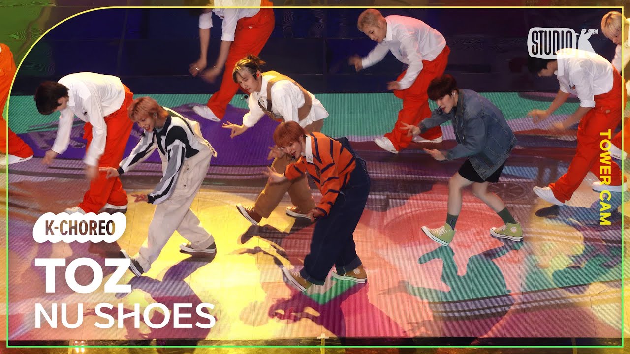 [K-Choreo Tower Cam 4K]  티오지 직캠 'NU SHOES' (TOZ Choreography) @MusicBank 240517