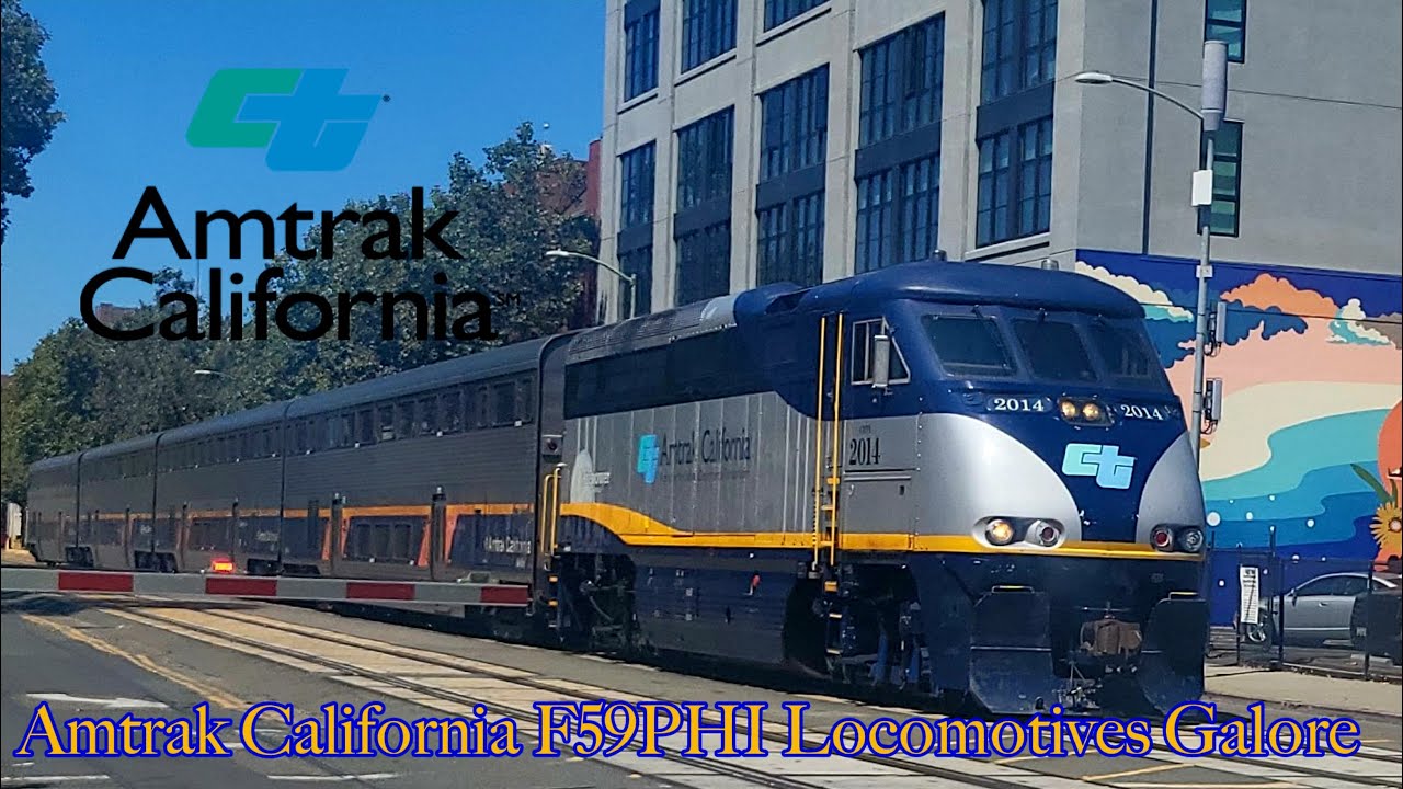 Amtrak California F59PHI Locomotives in 2024