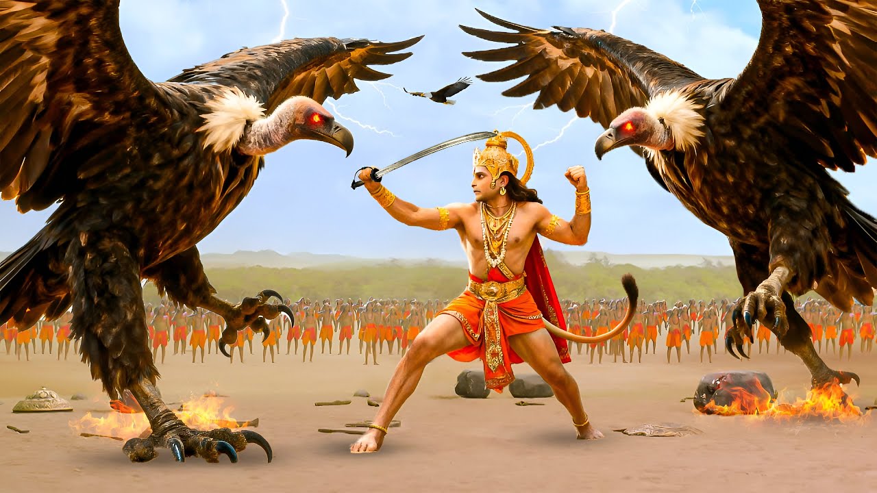 जटायु की सेना ने क्यों किया हनुमान पर चारों तरफ से प्रहार ? | Mahabali Hanuman | #hanuman