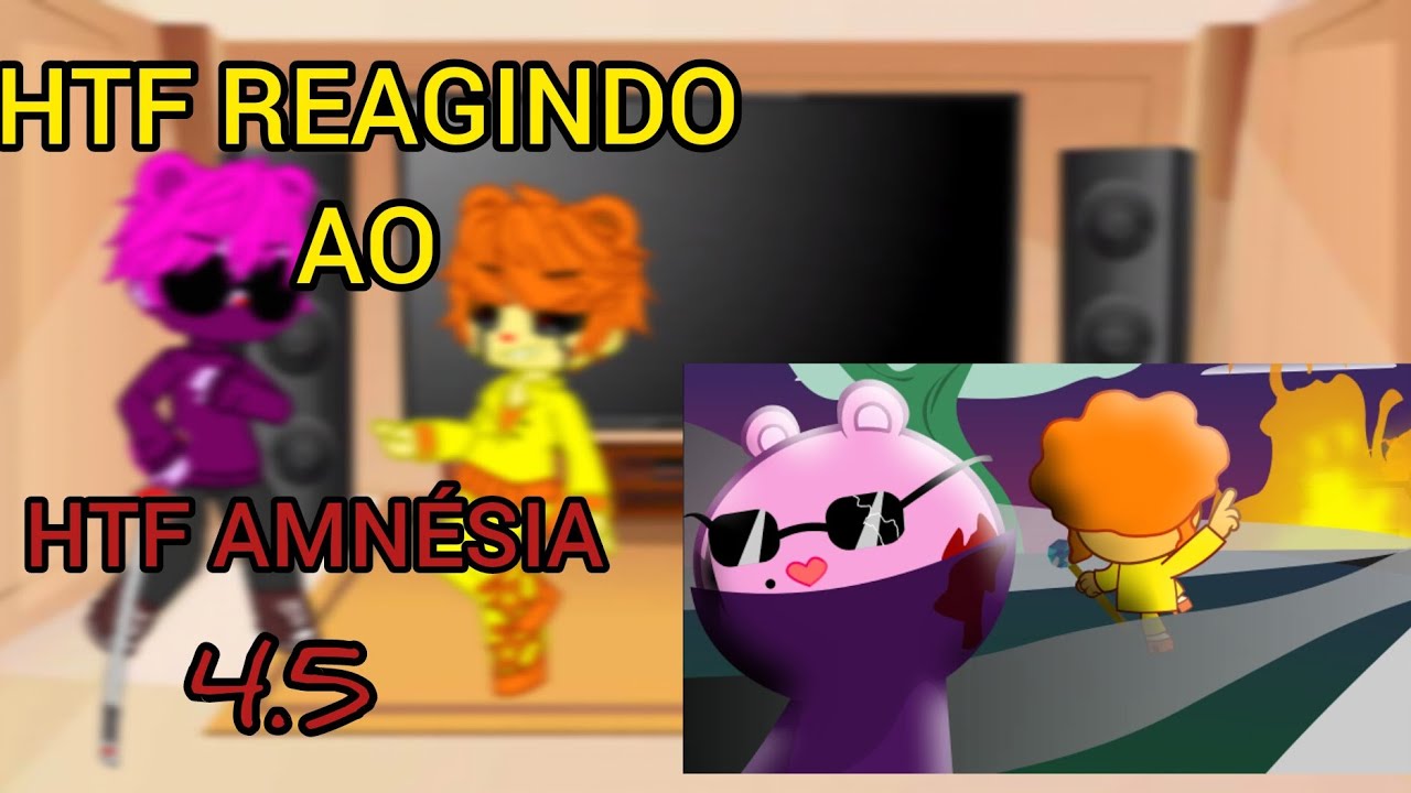 🇧🇷🇺🇲HTF REAGINDO AO HTF AMNÉSIA 4.5(#gachaclub)🇺🇲🇧🇷