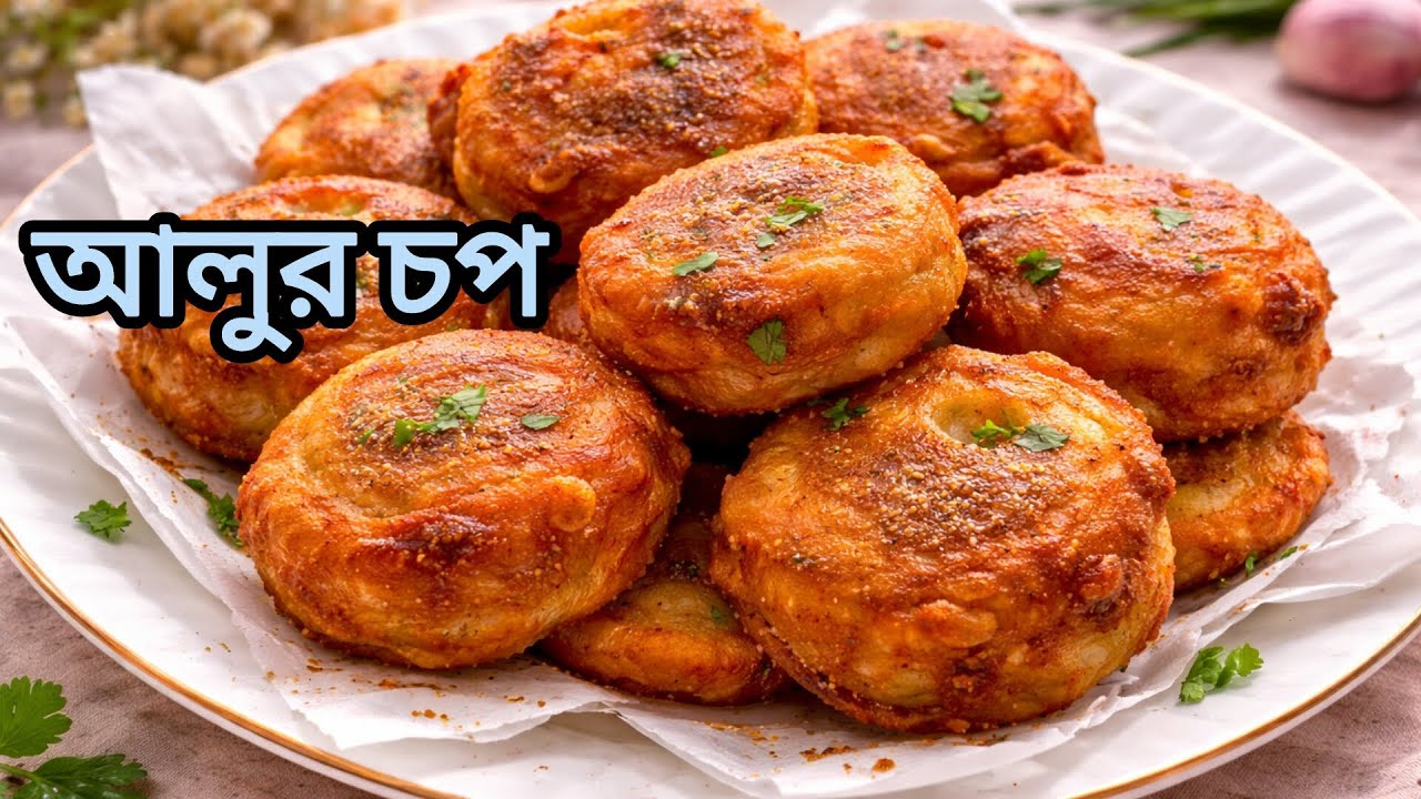 ইফতার স্পেশাল ফুলকো মুচমুচে আলুর চপ🥰//iftar Alur chop recipe