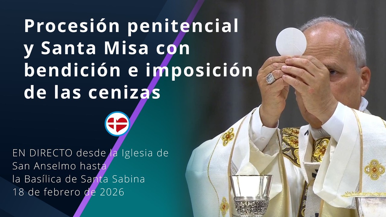 Papa León XIV - Procesión penitencial y Santa Misa con bendición e imposición de las cenizas