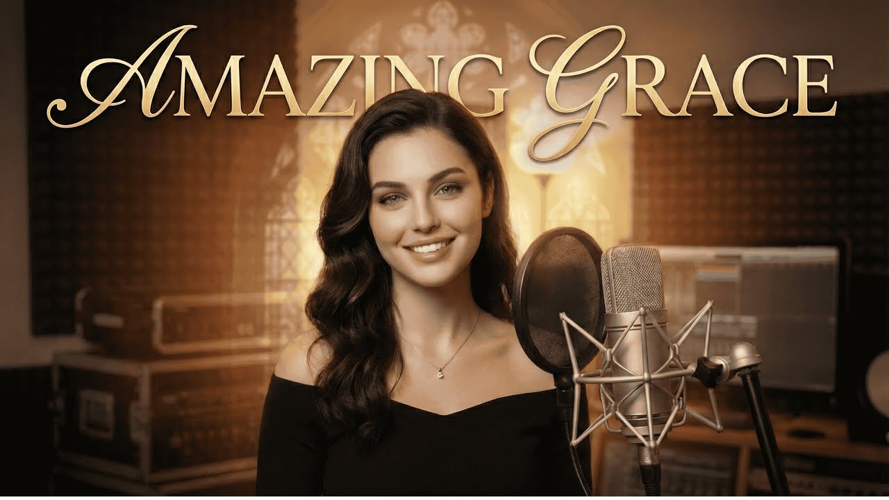 «Amazing Grace» (гимн) — проникновенное сольное женское вокальное исполнение (фортепиано и струнн...