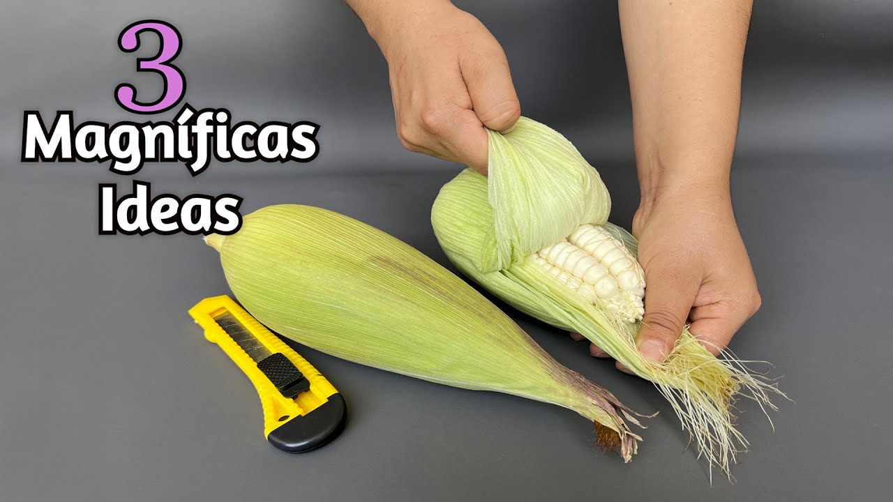 No Creerás Todo Lo que Hice - 3 Magnificas Ideas con Hojas de Maíz-  Ideas Fáciles para Vender