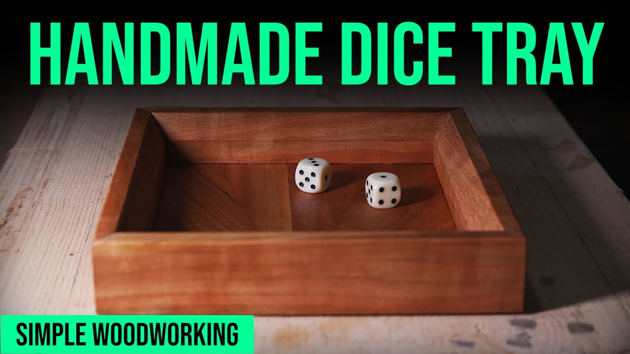DIY Dice Tray: Making a cherry wood Dice Tray
