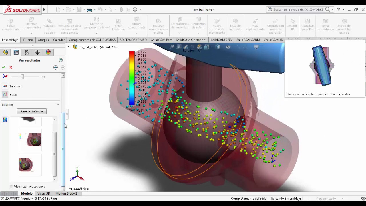 16 SolidWorks - Simulación de Fluidos con FloXpress