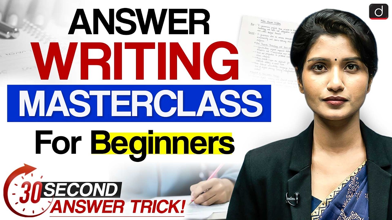 How to Write Perfect Answers in UPSC Mains? | Mains Answer Writing Strategy | Drishti IAS English