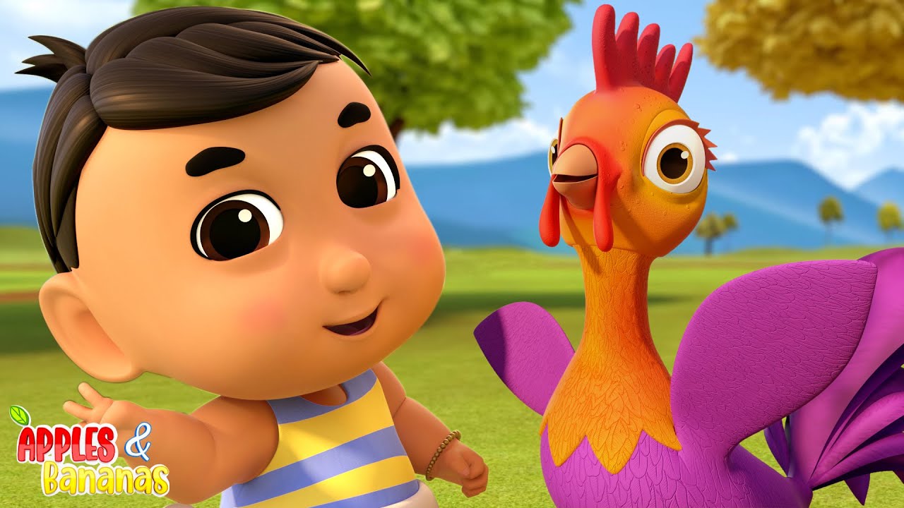 Kukdoo Koo Hindi Rhyme, कुकडू कू, Animal Sound Songs and Kids Poems