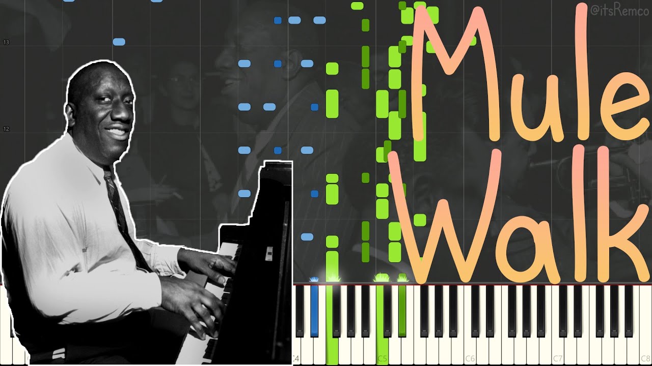 James P. Johnson - Mule Walk 1939 (Fast Stride Piano Synthesia)
