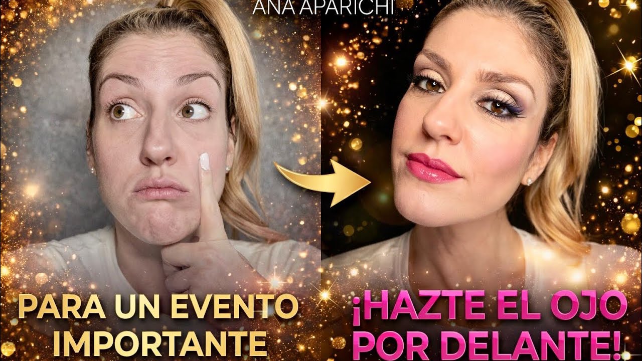 Para un evento importante, hazte el ojo por delate @ANAAPARICHITV 